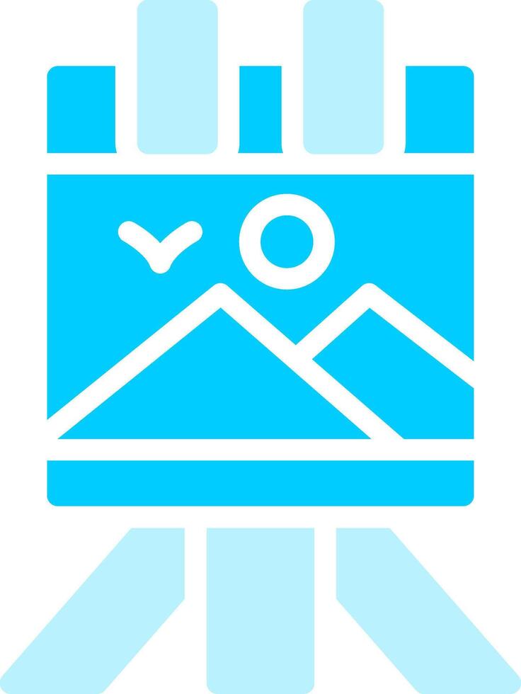 Canvas Creative Icon Design vector