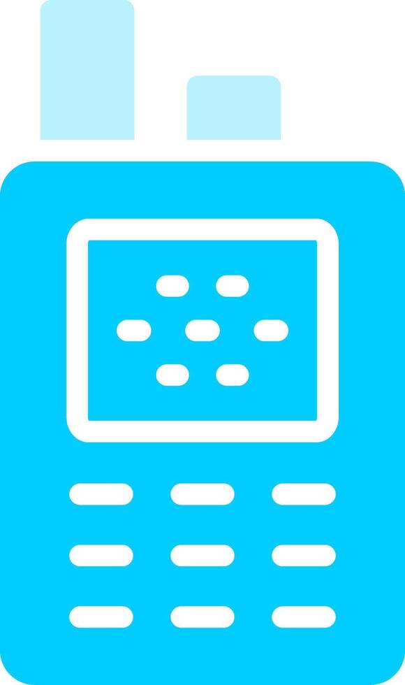 Walkie Talkie Creative Icon Design vector