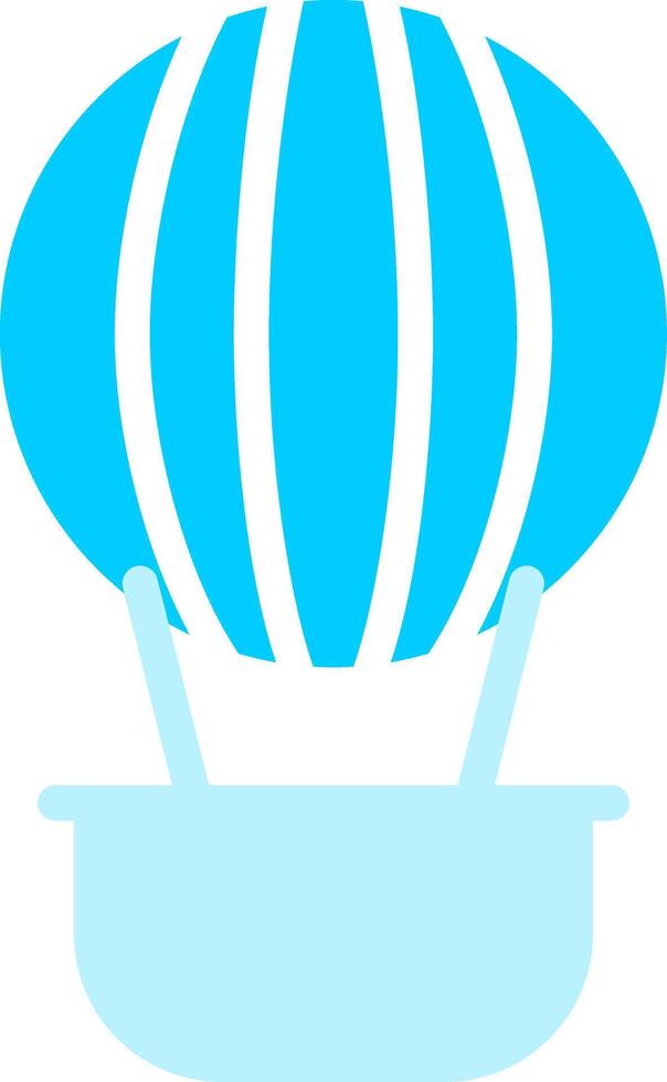 Hot Air Balloon Creative Icon Design vector