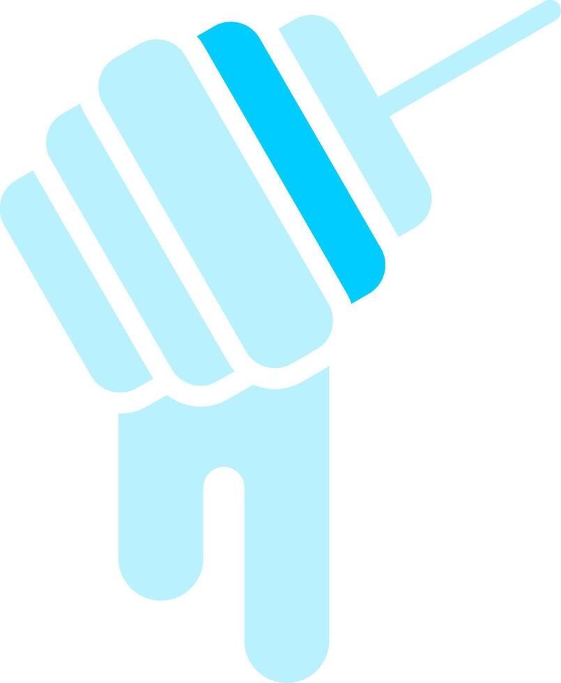 Line two Blue Colour vector