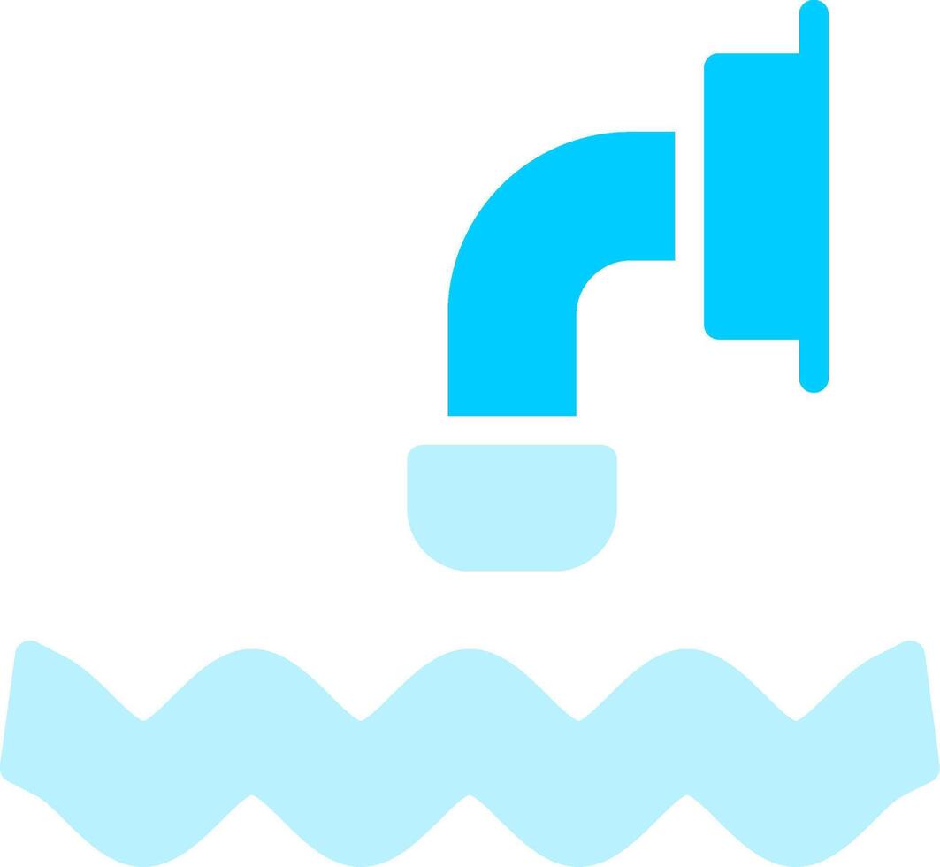 Line two Blue Colour vector