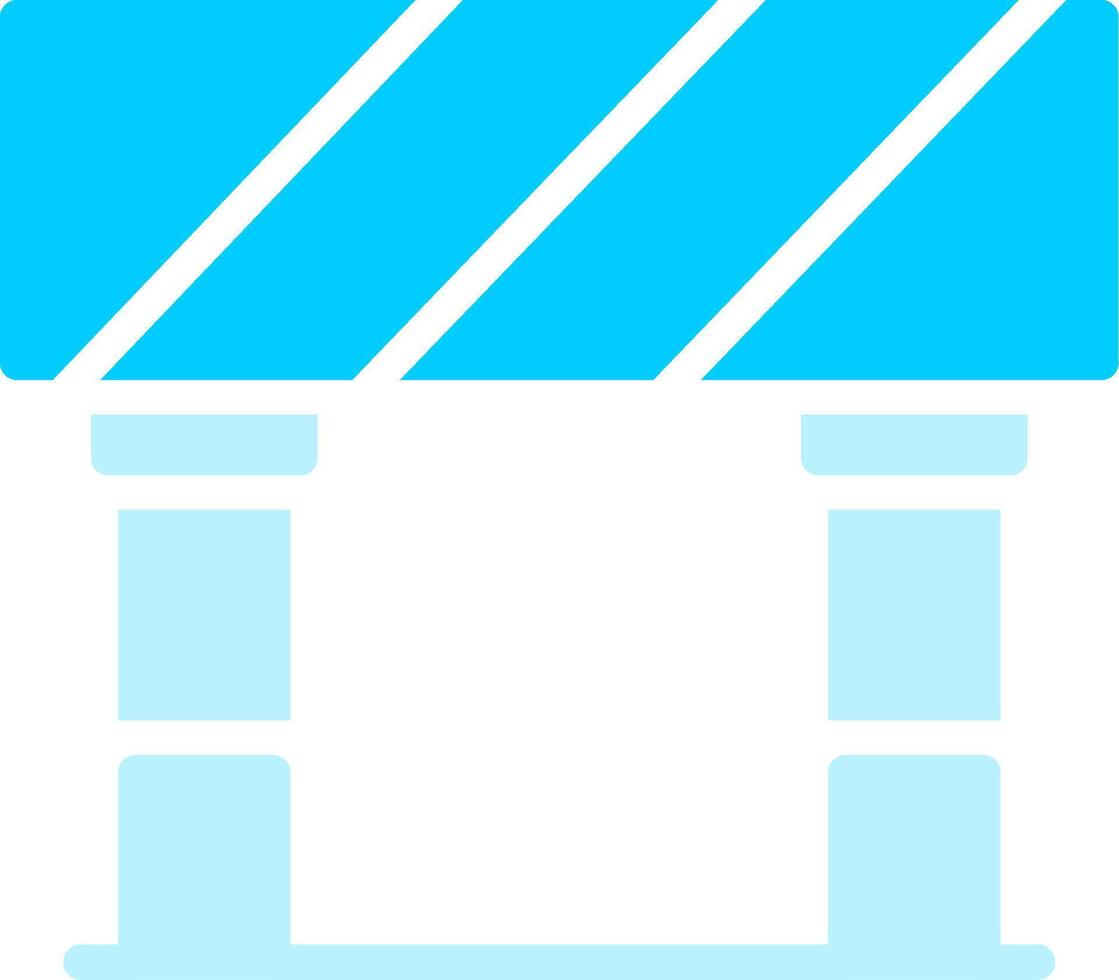 Line two Blue Colour vector