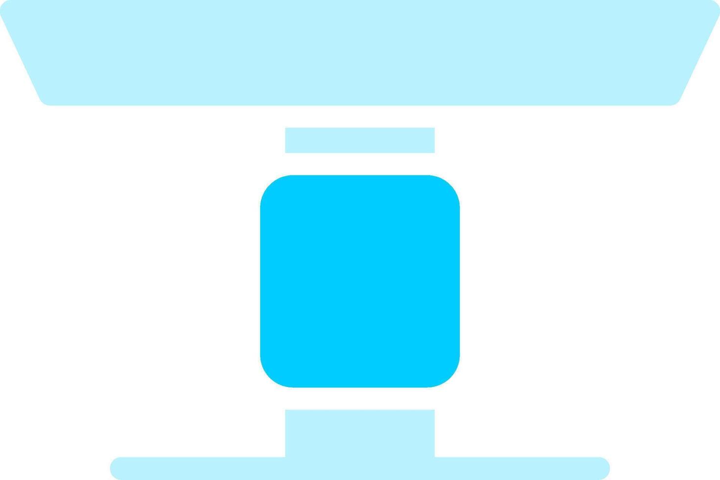 Line two Blue Colour vector