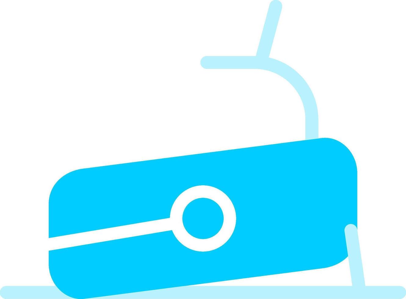 Treadmill Creative Icon Design vector
