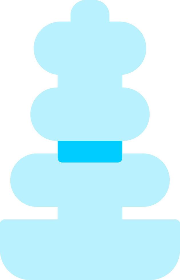 Line two Blue Colour vector