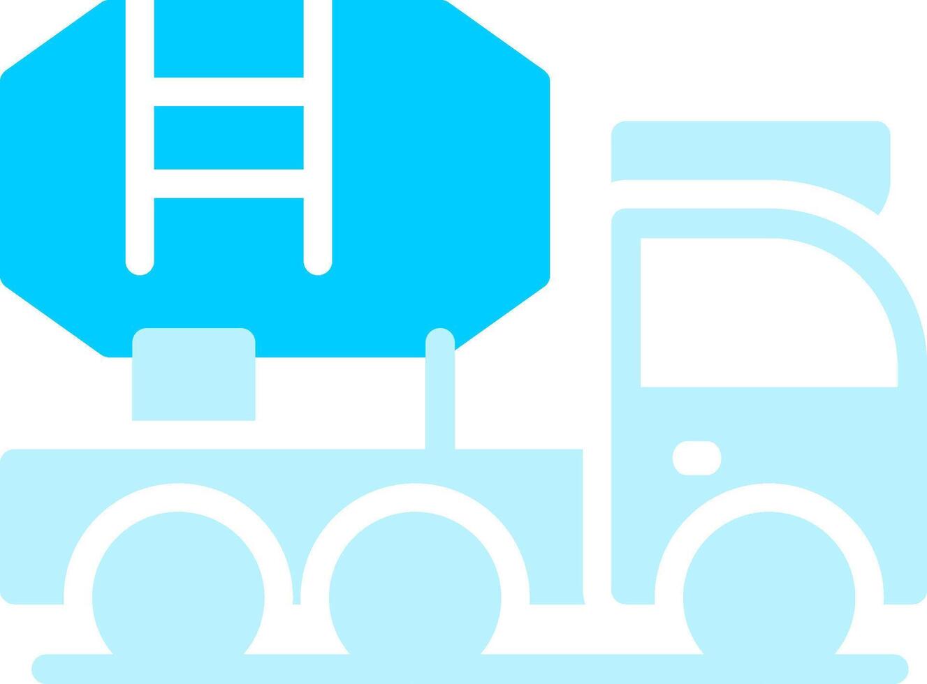 Mixer Truck Creative Icon Design vector