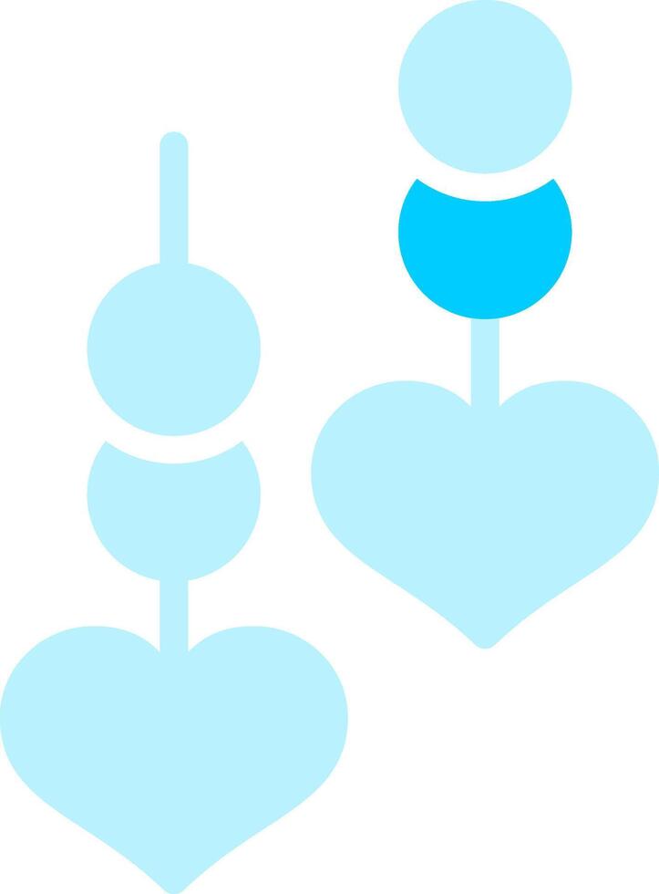 Line two Blue Colour vector