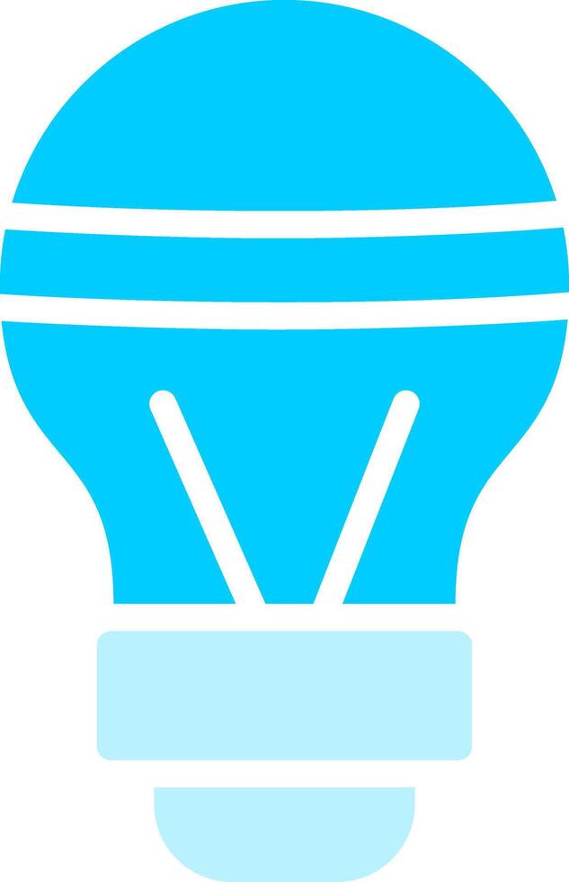 LED Bulb Creative Icon Design vector