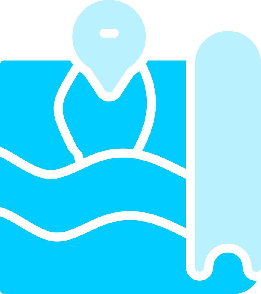 Line two Blue Colour vector