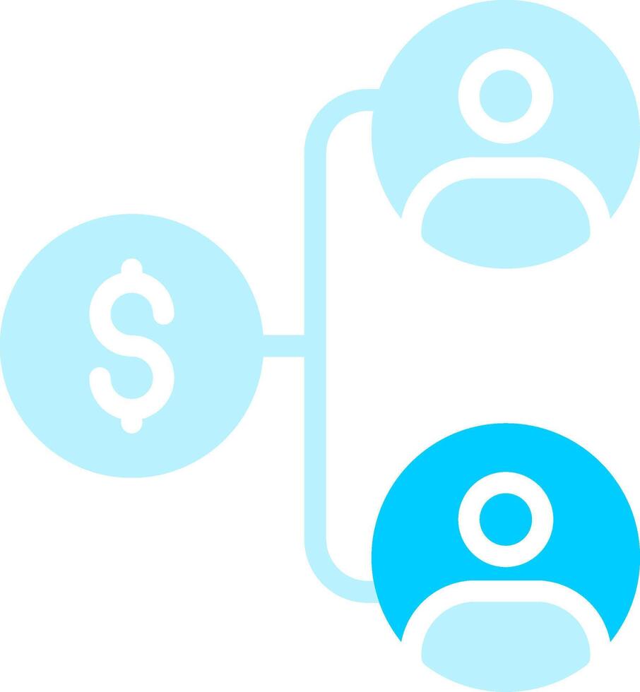 Line two Blue Colour vector