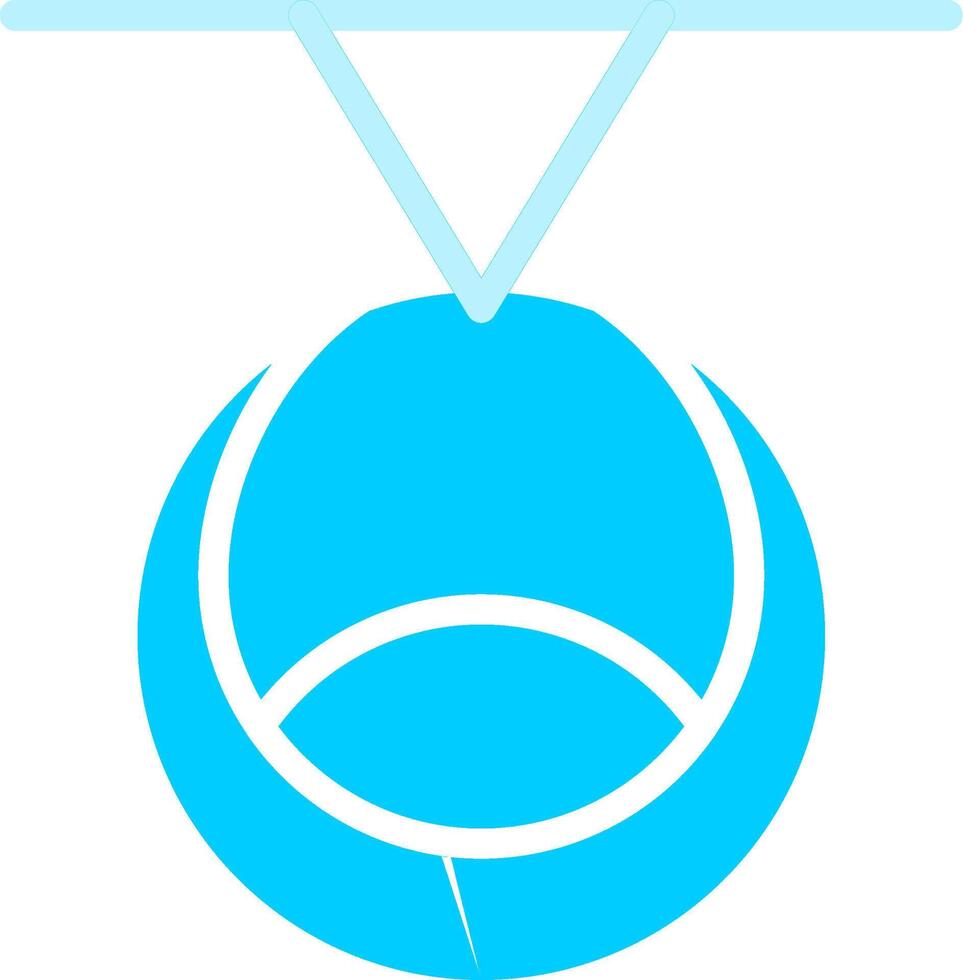 Line two Blue Colour vector