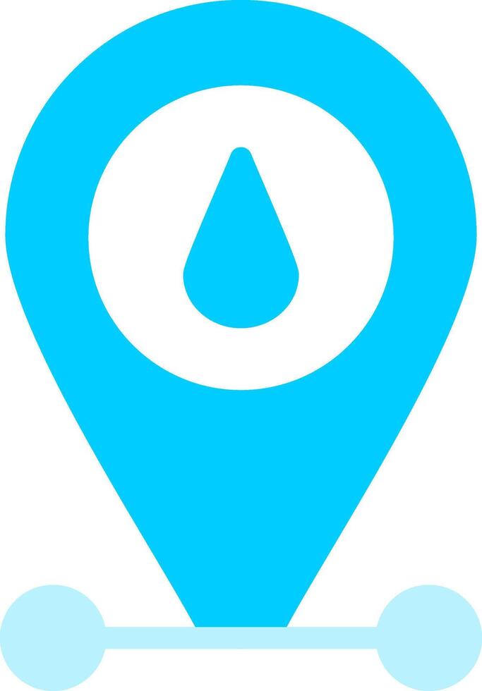 Line two Blue Colour vector