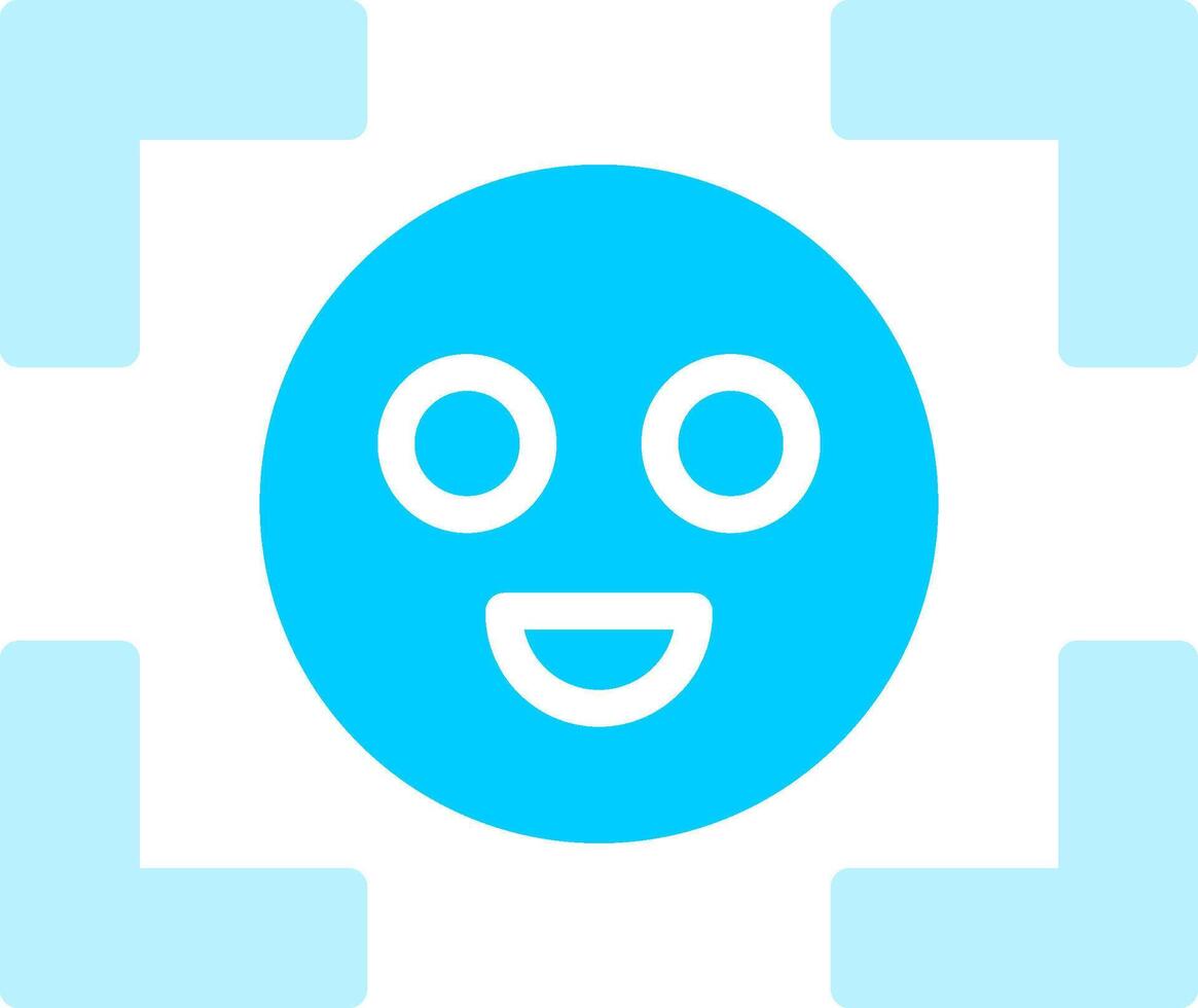 Face Detection Creative Icon Design vector