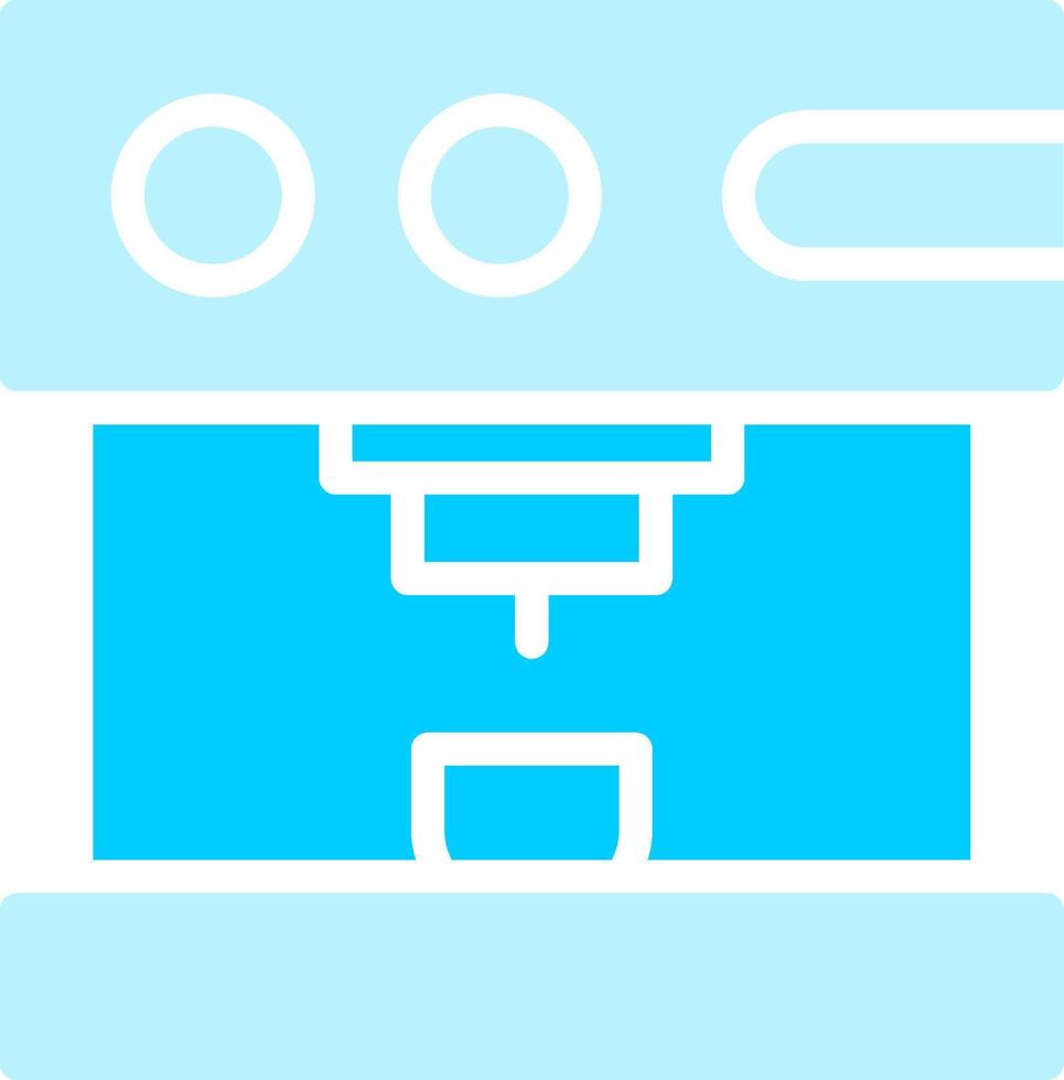 Coffee Machine Creative Icon Design vector