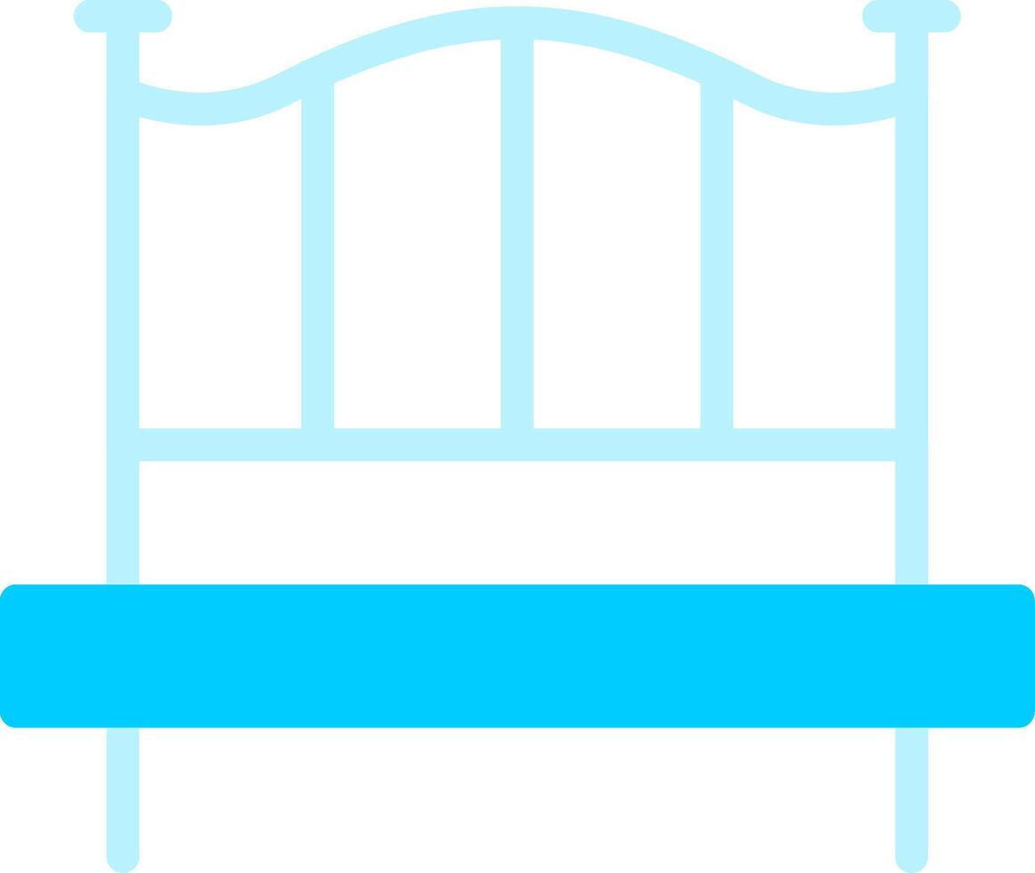 Line two Blue Colour vector