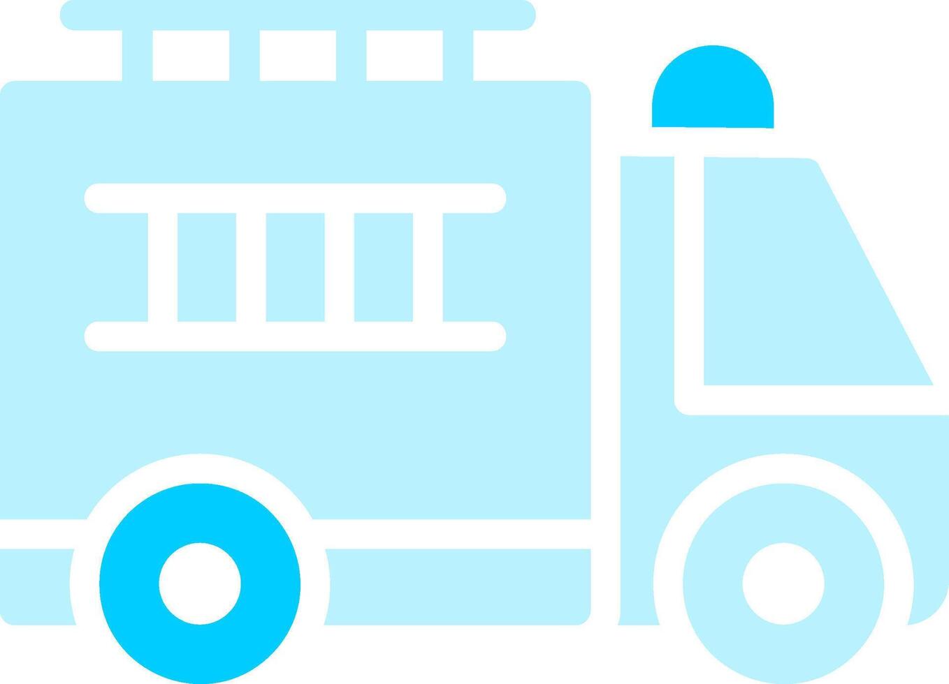 Firefighter Truck Creative Icon Design vector