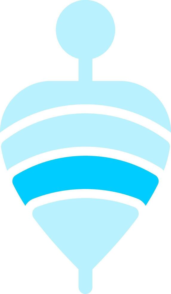 Spinning Top Creative Icon Design vector