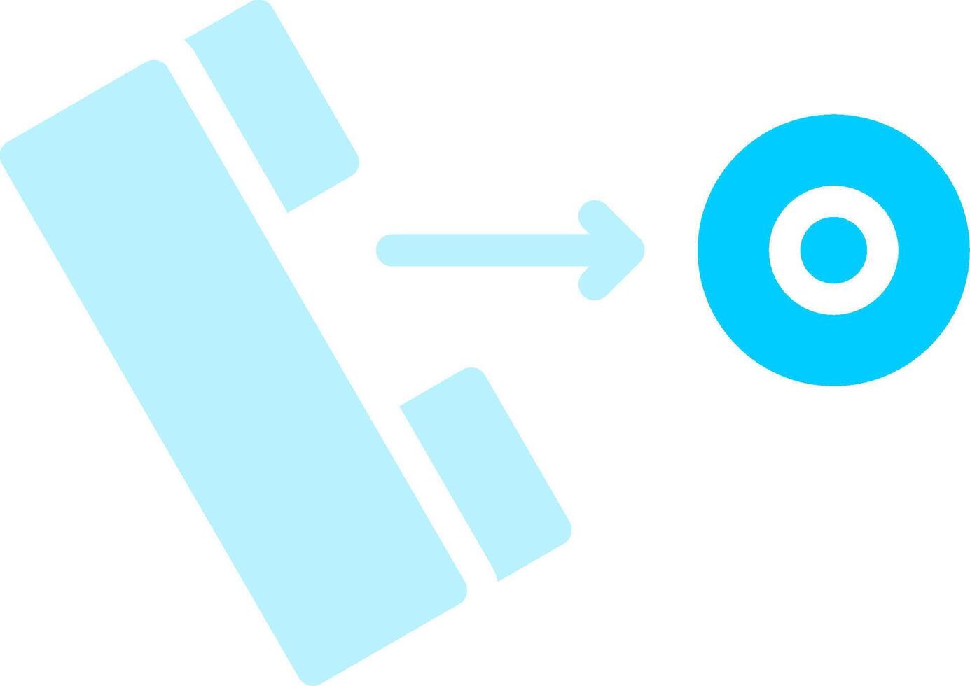 Line two Blue Colour vector