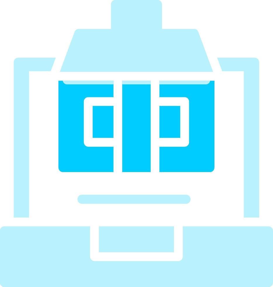 Online Voting Creative Icon Design vector