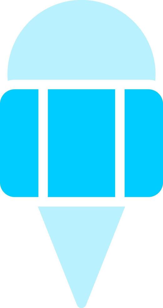 Line two Blue Colour vector