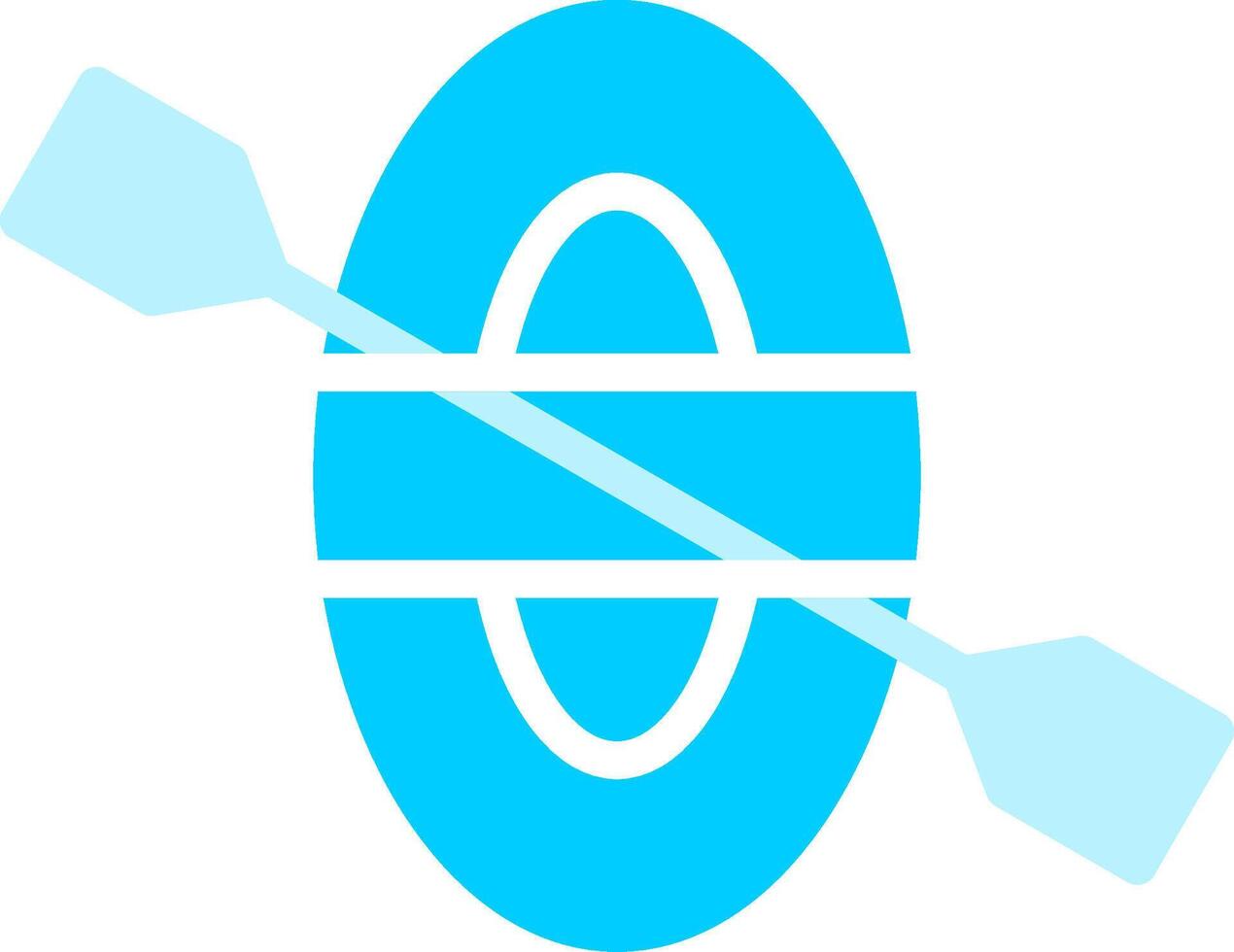 Kayak Creative Icon Design vector