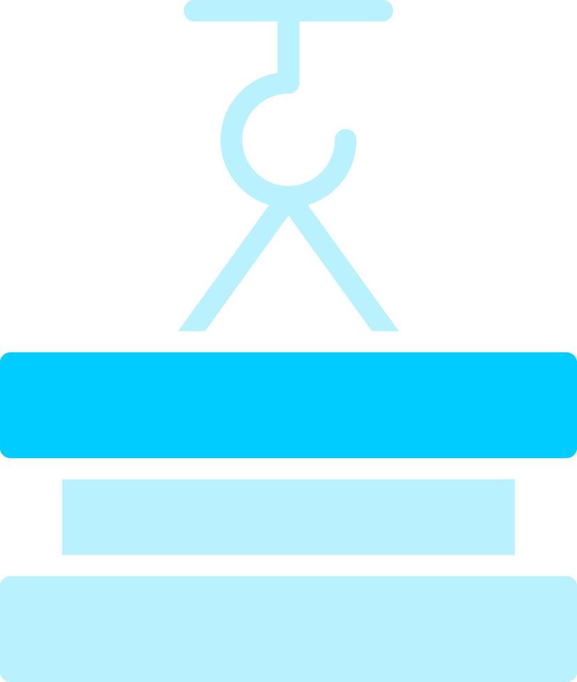 Line two Blue Colour vector