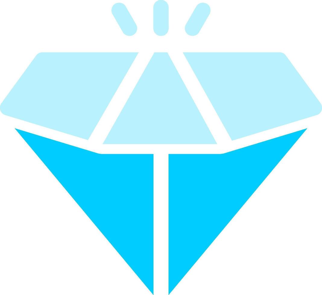 diseño de icono creativo de diamante vector