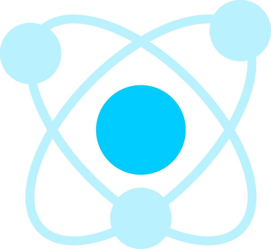 Atom Creative Icon Design vector