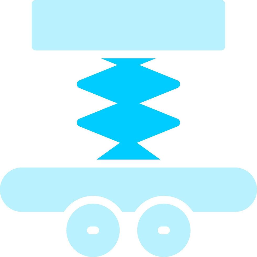 Car Lifter Creative Icon Design vector