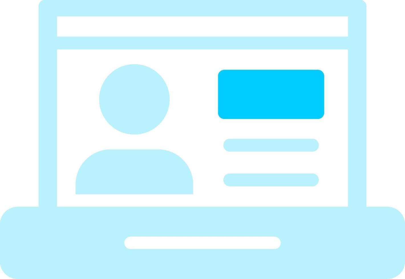 Line two Blue Colour vector