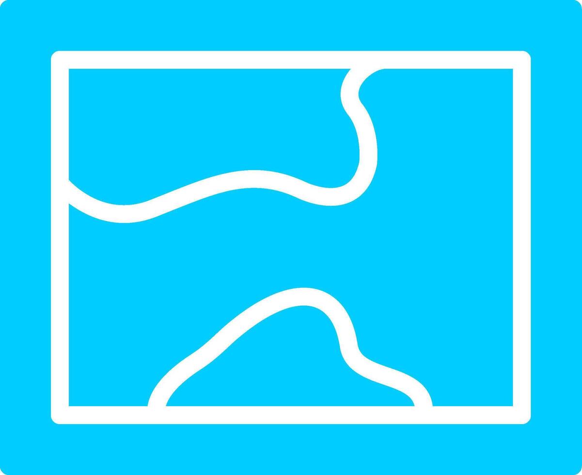 Line two Blue Colour vector