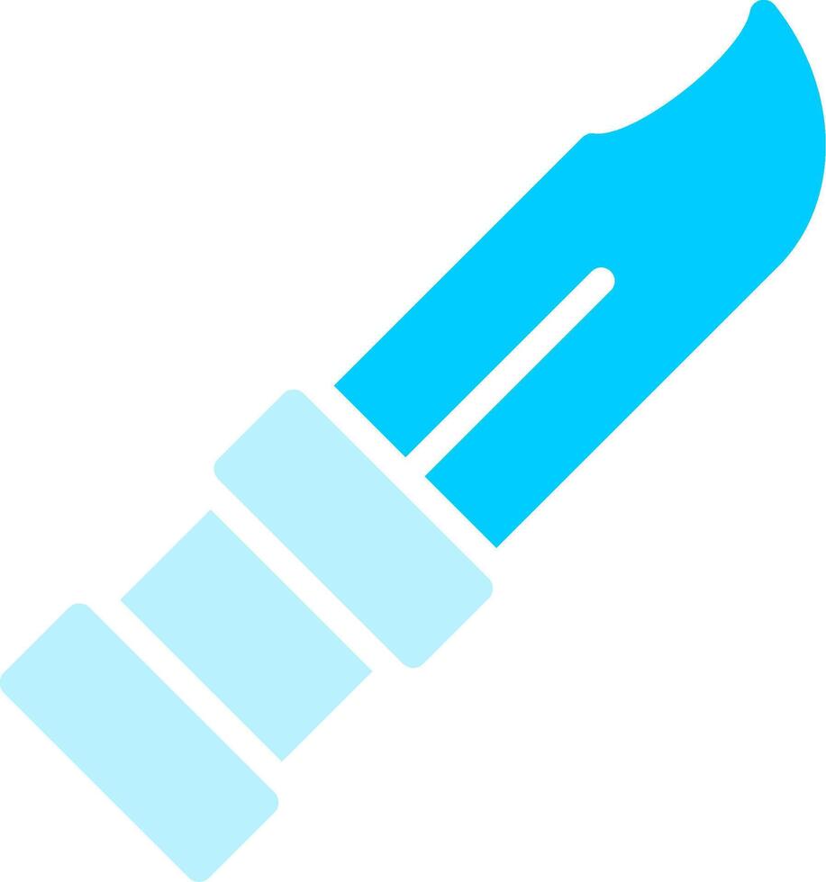 Line two Blue Colour vector
