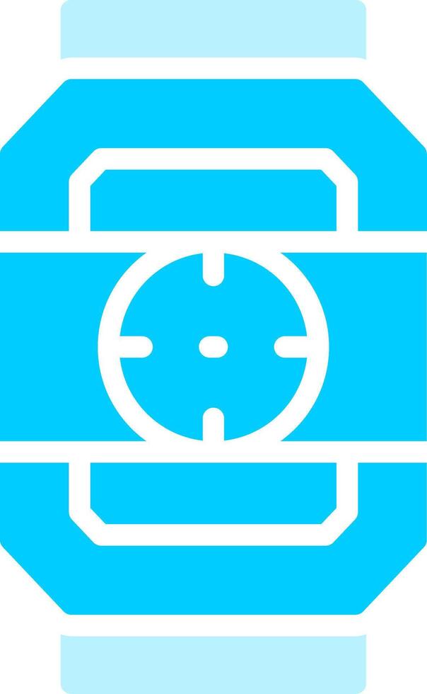 Line two Blue Colour vector