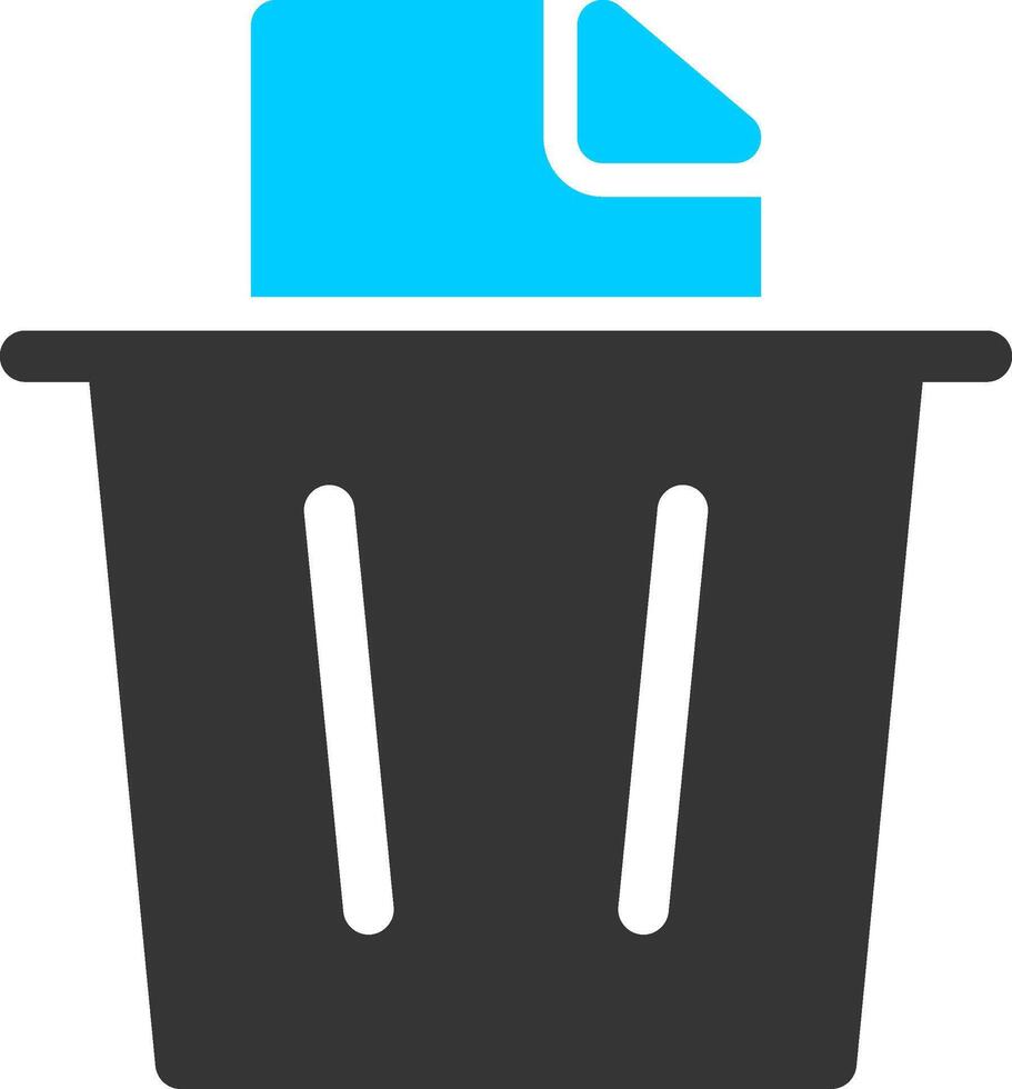 Paper Bin Creative Icon Design vector