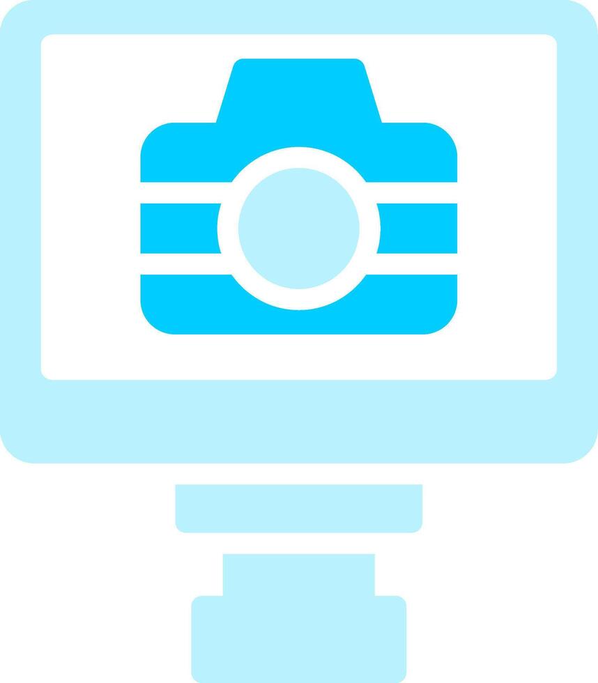 Lcd Camera Creative Icon Design vector