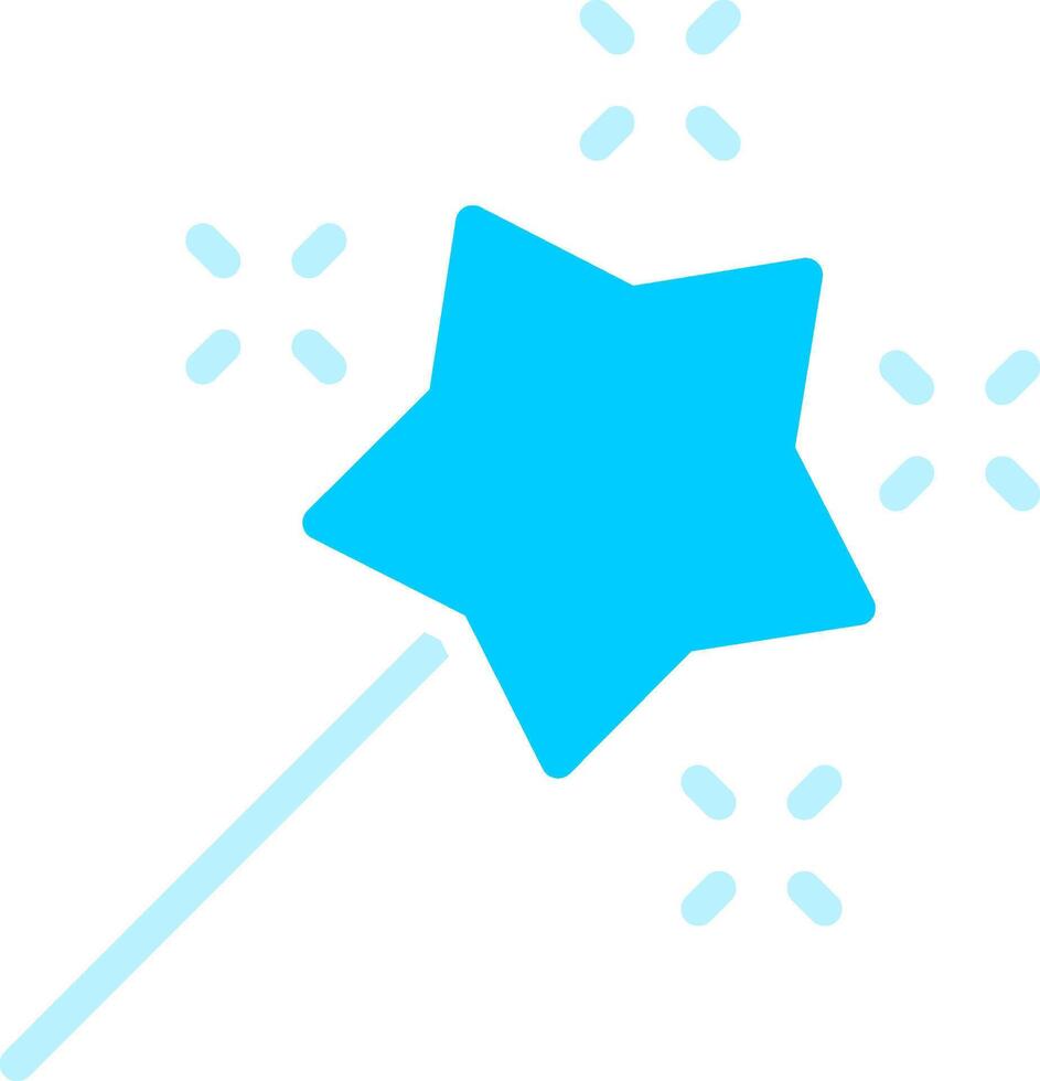 Magic Wand Creative Icon Design vector