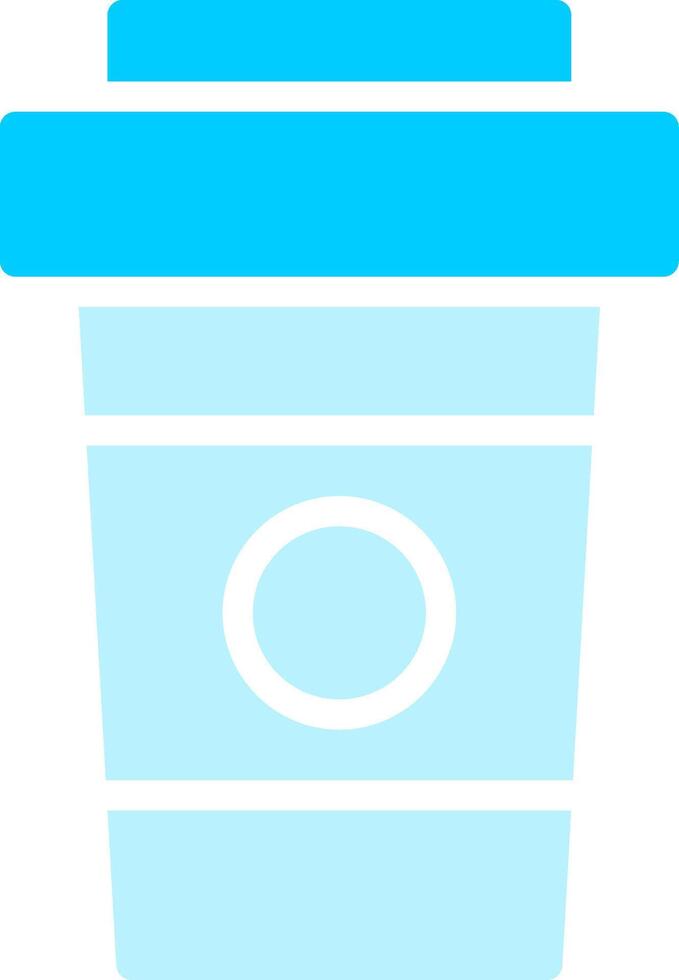 Paper Cup Creative Icon Design vector