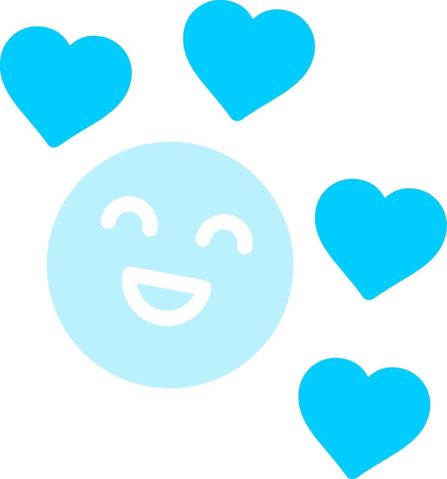 Line two Blue Colour vector