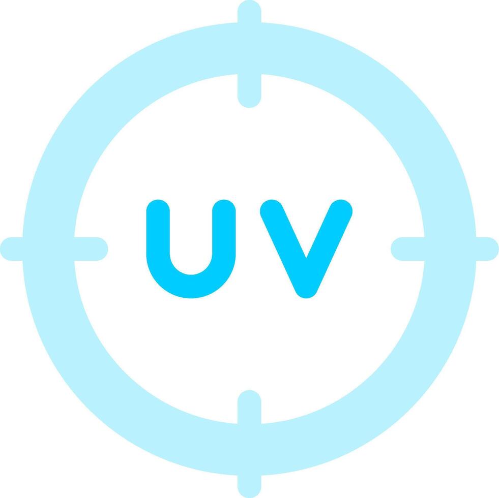 Uv Creative Icon Design vector