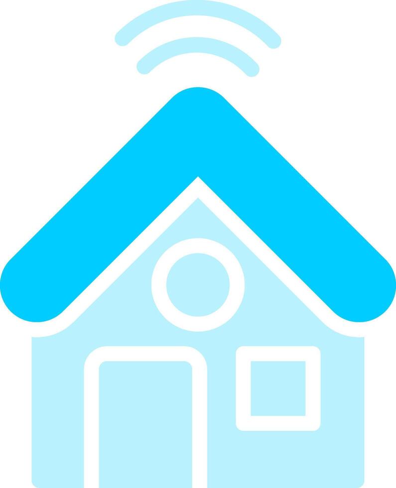 Smart Home Creative Icon Design vector