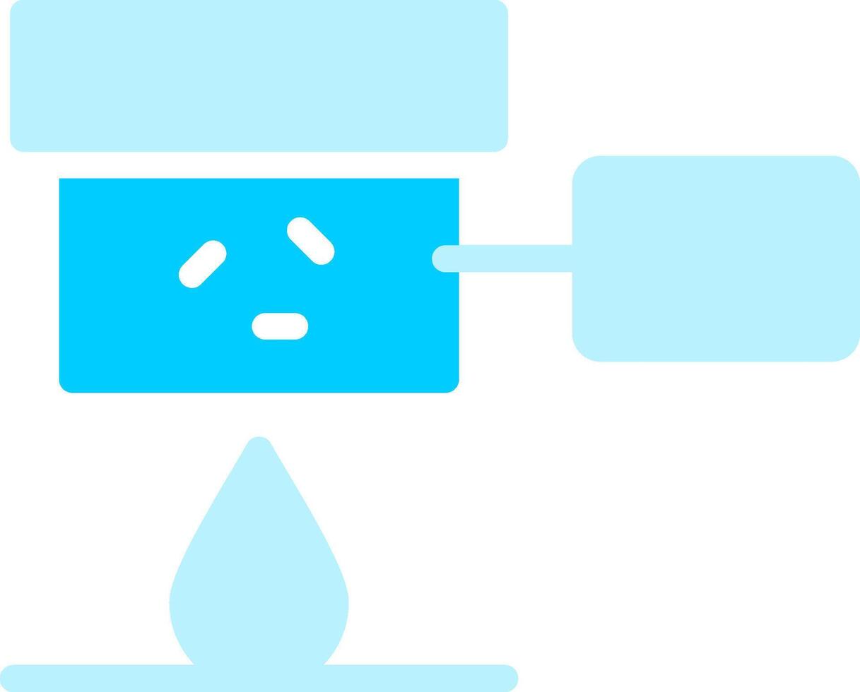 Line two Blue Colour vector