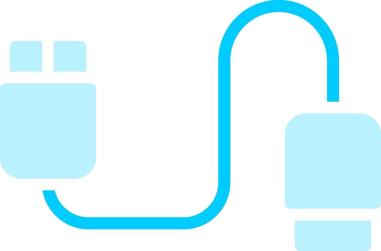 Line two Blue Colour vector
