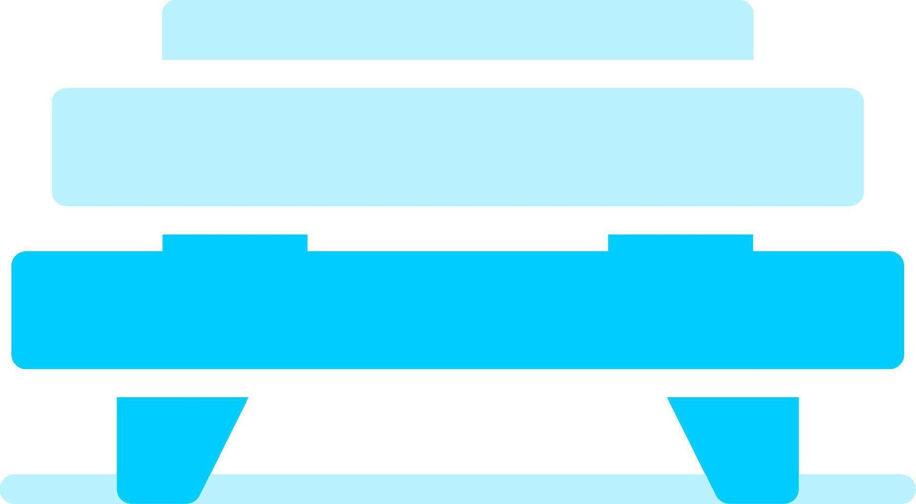 Bench Creative Icon Design vector