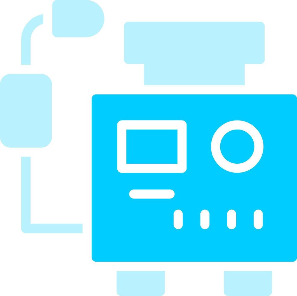 Line two Blue Colour vector