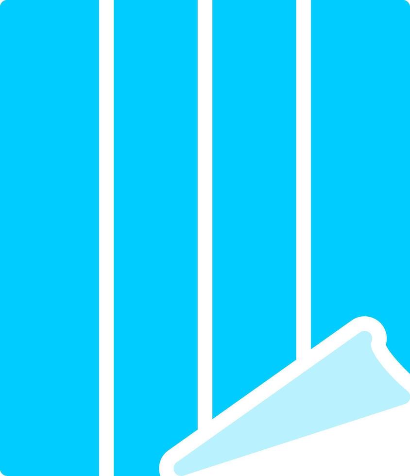 Line two Blue Colour vector