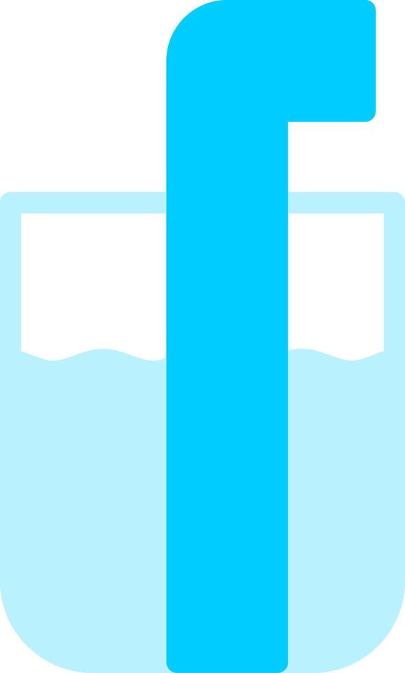 Line two Blue Colour vector