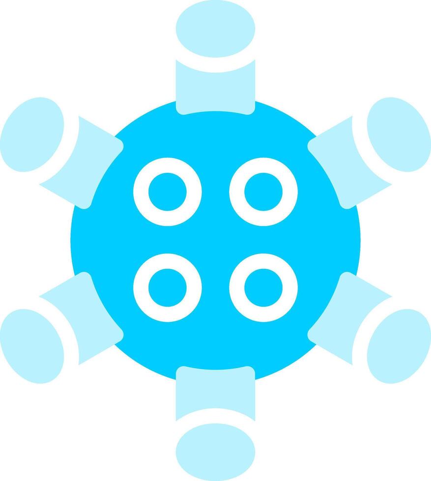 Virus Creative Icon Design vector