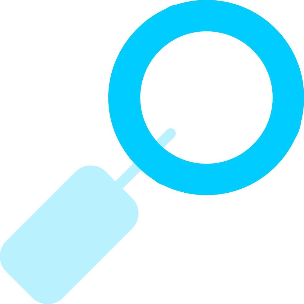 Magnifying Glass Creative Icon Design vector