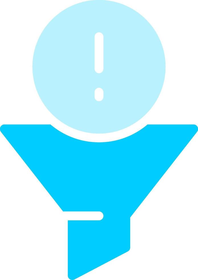Filtering Creative Icon Design vector