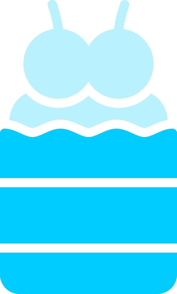 Line two Blue Colour vector